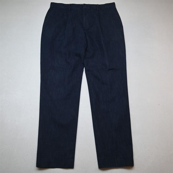 Banana Republic Other - Banana Republic 34x30 Dark Olimpias Fabrics 442593 Pleated Tailored Slim Pants